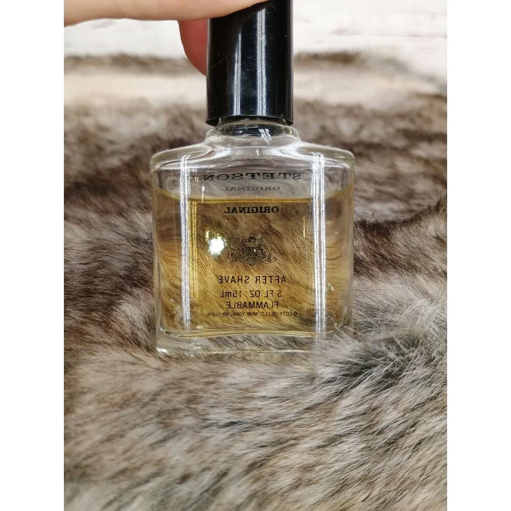 Vintage Coty Stetson After Shave .5‎ oz 75% full